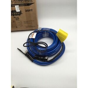 REHOSEUP 30FT Heated Water Hose for RV 5-Layer Anti-Freeze Drinking Water Safe
